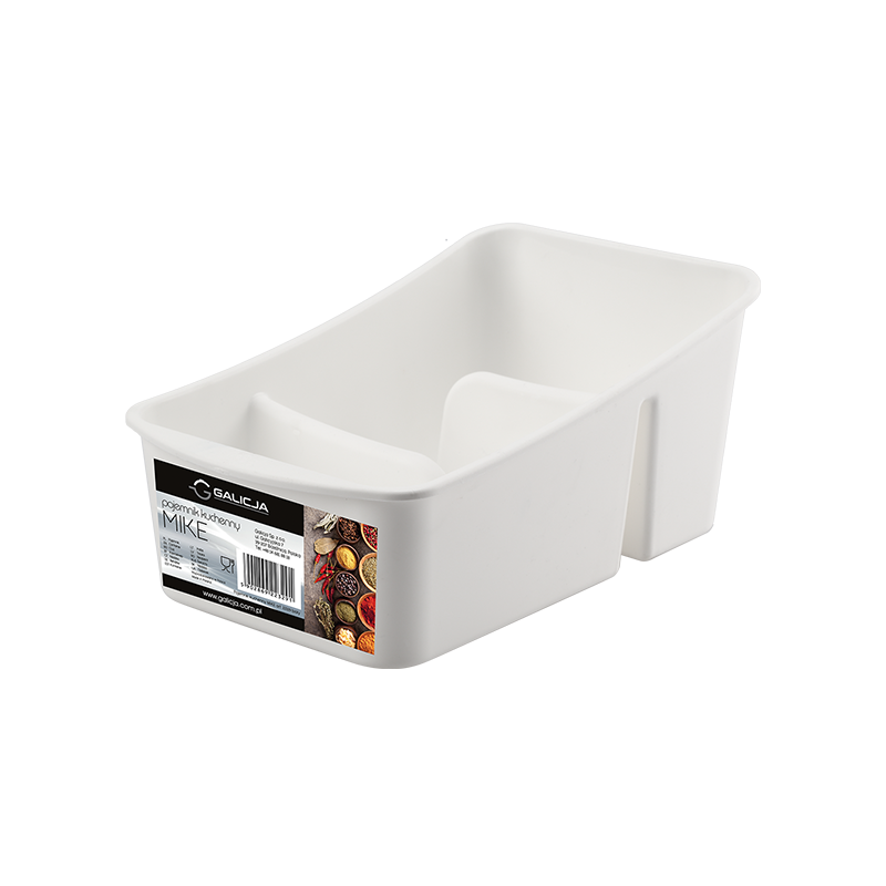 MIKE 22329 spice organizer container white