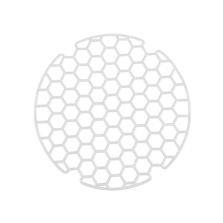 Soft round sink grate 7361 cream