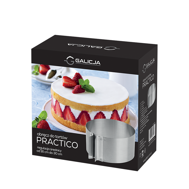 PRACTICO adjustable cake ring 16-30cm 26220 