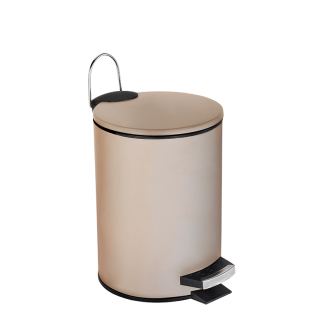 Round bathroom waste bin KEVIN 3l 29054 beige