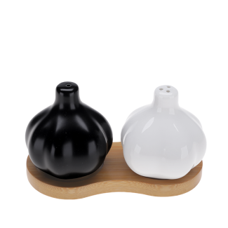 Set of spice jars with bamboo lid BONA item 71479