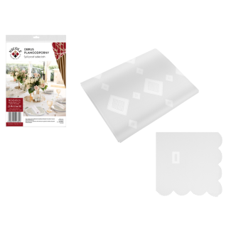 Stain-resistant tablecloth 140x240 cm 42380 white