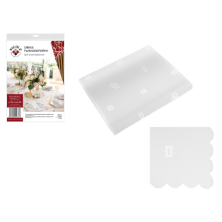 Stain-resistant tablecloth 140x240 cm 42381 white