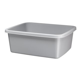 KASIA rectangular bowl 9l/34x26.6cm 29563 gray