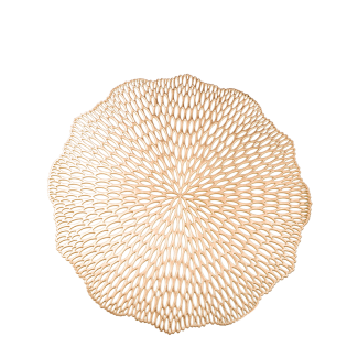 Decorative mat FIORA 50204 gold