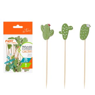 NJ CACTUS Snack Sticks 25pcs / 9cm 91842