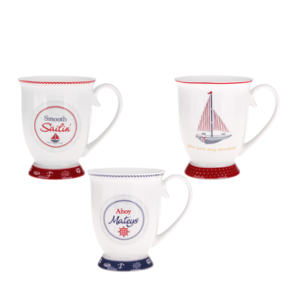SEA 300 ml porcelain mug New Bone 81405