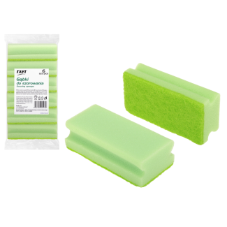 Scrubbing sponges 6 pcs 00596