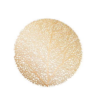TREE 40257 decorative mat gold