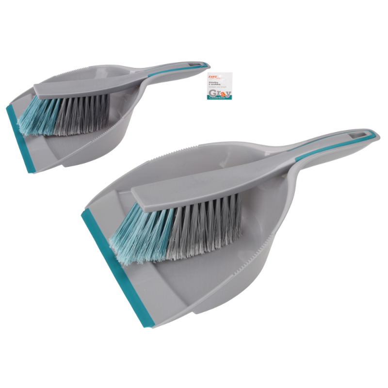 Brush with dustpan GRAY COLLECTION 60279