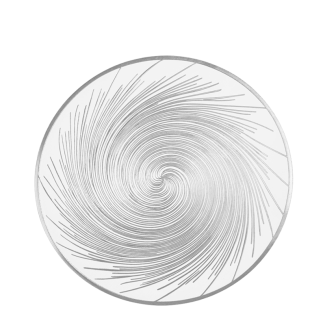 Decorative mat GLOSSY 60252 pattern 5 silver