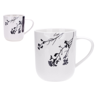 MISTY BLACK 360 ml mug made of New Bone porcelain 91442