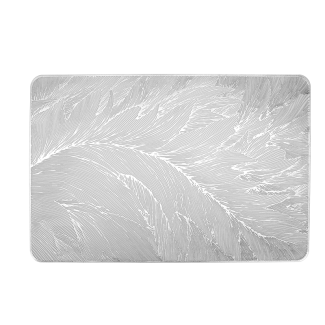 Decorative mat GLOSSY 60252 pattern 7 silver