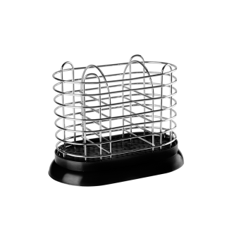 Cutlery drainer with stand 0005 black