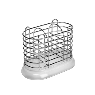 Cutlery drainer with stand 0005 white