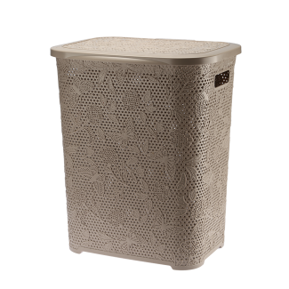 LAUNDRY BASKET 55L FANCY 7645 BEIGE