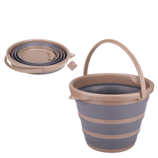 Folding bucket 10 l MOKKA 70252