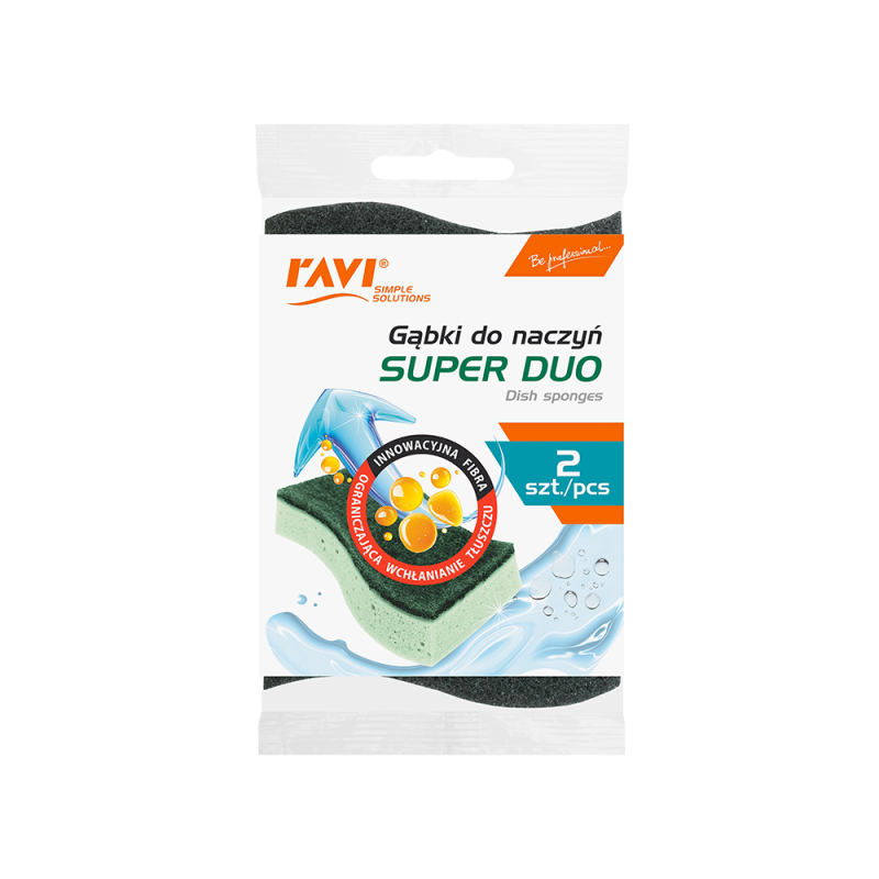 SUPER DUO dish sponges 2 pcs. 10524
