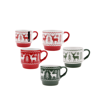 REINDEER mug 300ml made of New Bone porcelain 91460