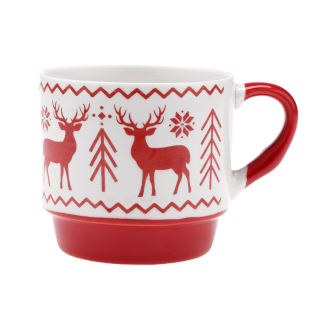 REINDEER mug 300ml made of New Bone porcelain 91460
