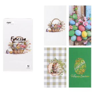 FINESIA napkins 40x33cm 16pcs Easter Collection 30325 pattern 1