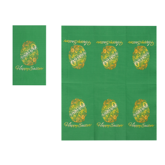 FINESIA napkins 40x33cm 16pcs Easter collection 30325 pattern 4