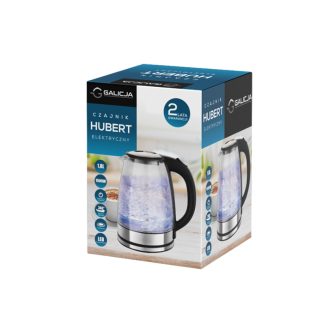 HUBERT electric glass kettle 1.8l 08437