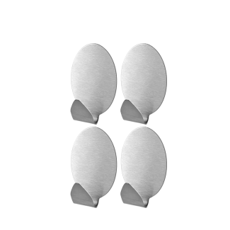 Set of NIKO self-adhesive oval hangers, 4 pieces, 6468