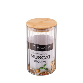 MUSCAT glass container 1000ml 40406